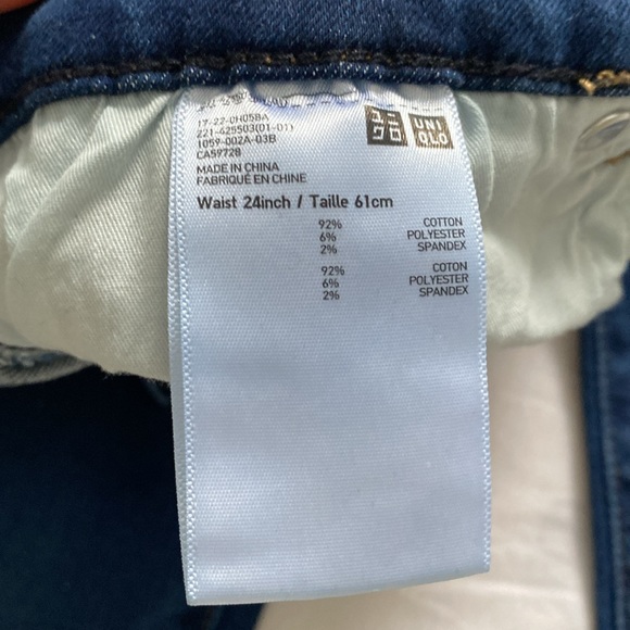 Uniqlo Skinny jeans size 24 - Picture 3 of 7